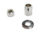 Colony Front Axle Spacer Kit Smooth Style Chrome - 9999-3